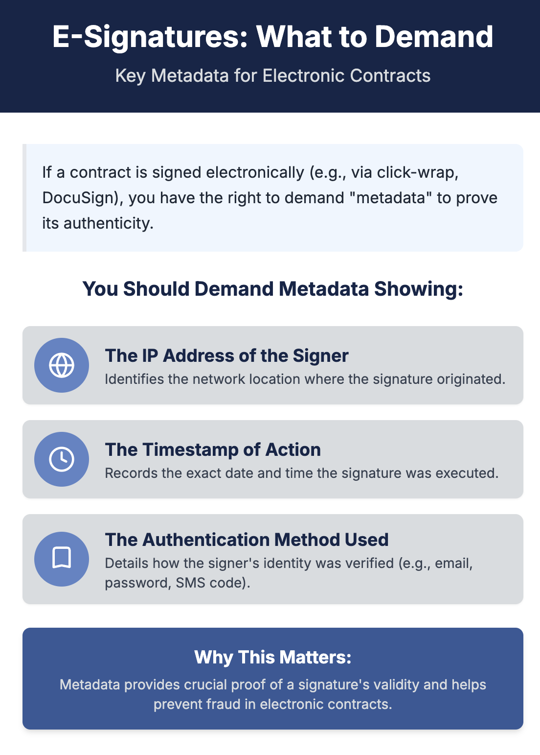 Demand Metadata IP address and Authentication in Esigner