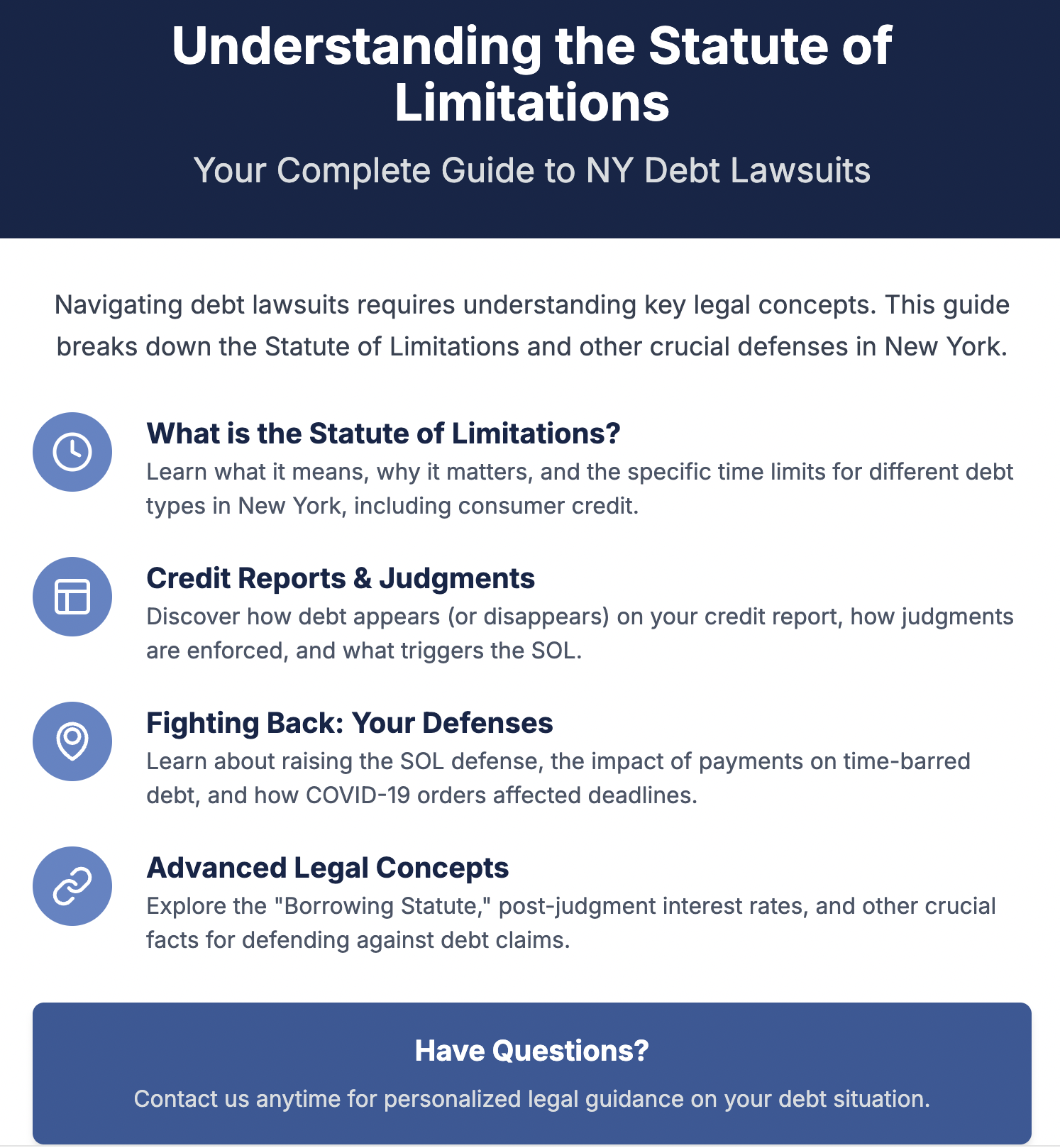 What is the statute of limitations in NY
