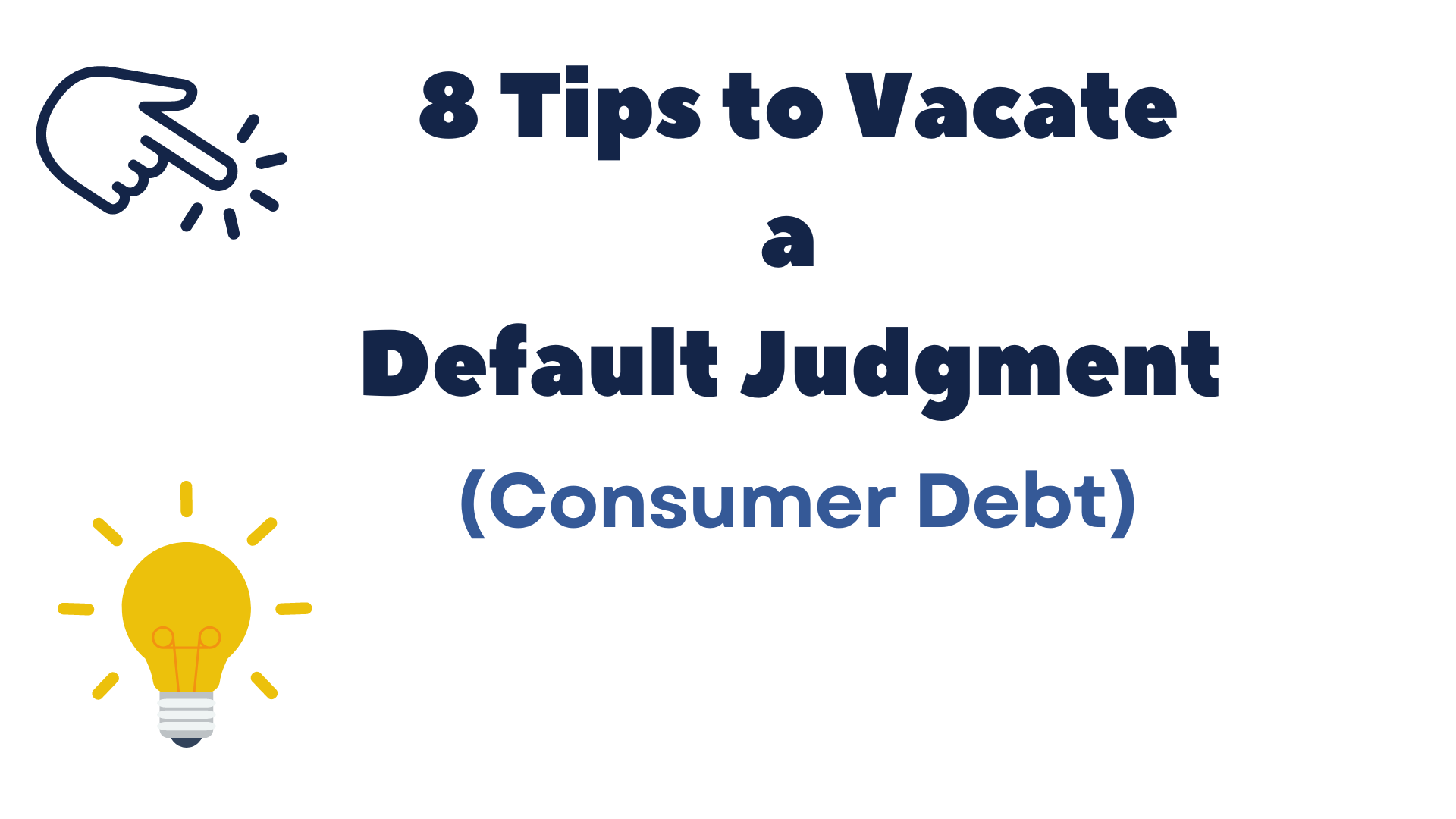 Vacate a Default Judgment by SoFi Lending Corp. by Jesse Langel
