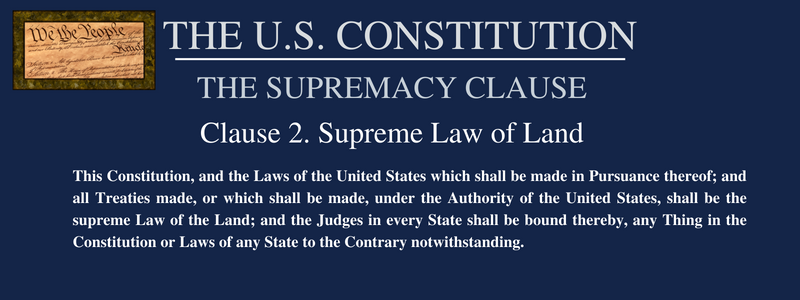 The Supremacy Clause Jesse Langel